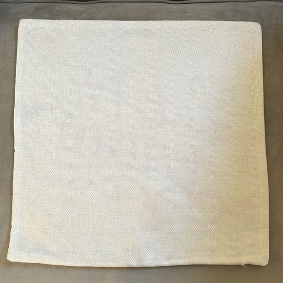 Both New! Pillow cover + insert,18”X 18”, “Let It Snow”w/Christmas lights design - Picture 5 of 10